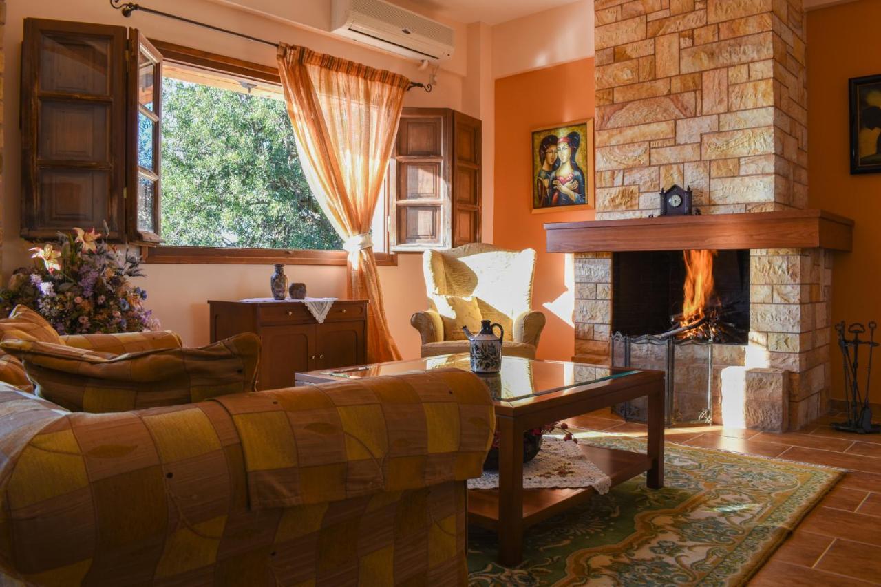 Amber Seaview Villa By The Olive Groves كالاماتا المظهر الخارجي الصورة