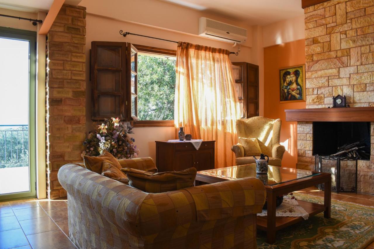 Amber Seaview Villa By The Olive Groves كالاماتا المظهر الخارجي الصورة