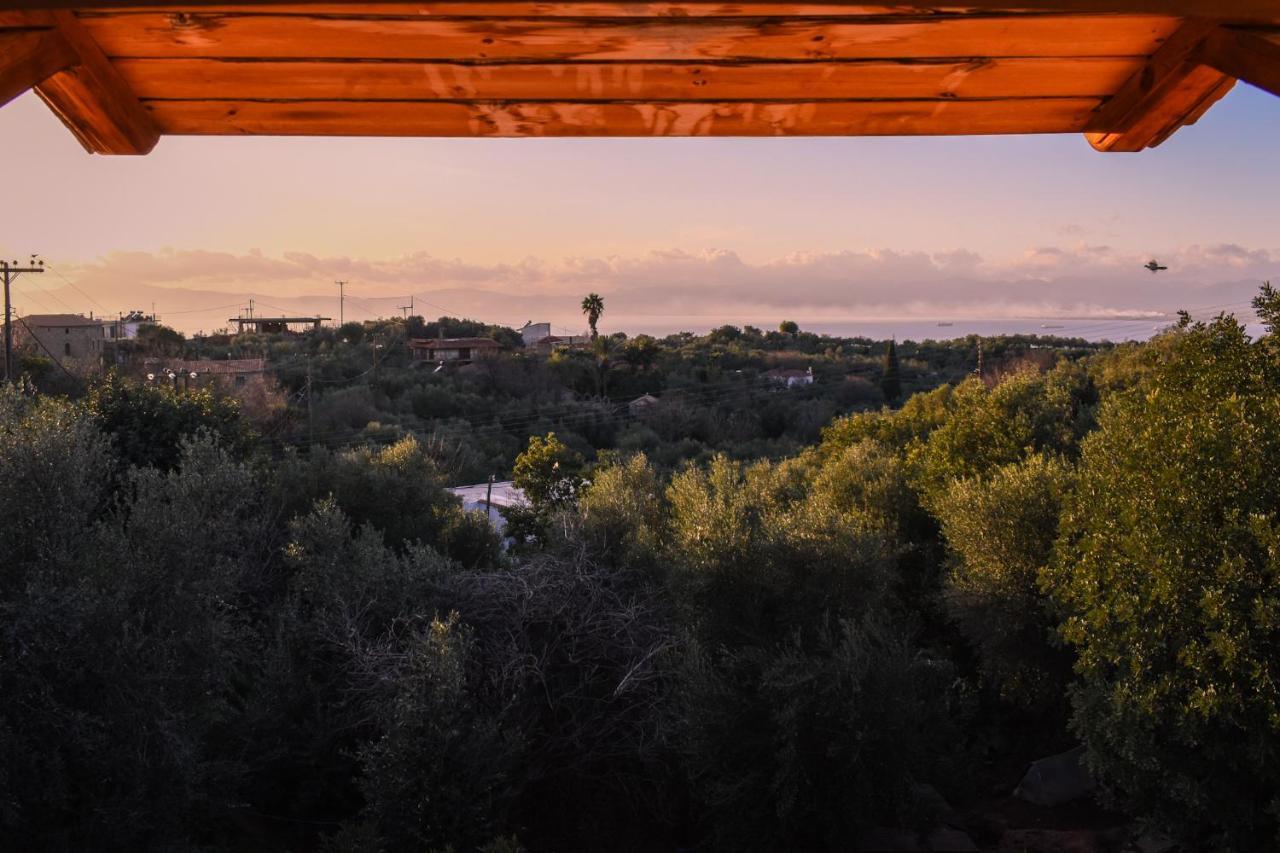 Amber Seaview Villa By The Olive Groves كالاماتا المظهر الخارجي الصورة