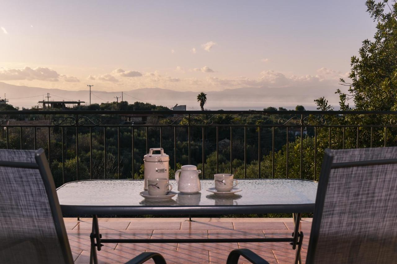 Amber Seaview Villa By The Olive Groves كالاماتا المظهر الخارجي الصورة